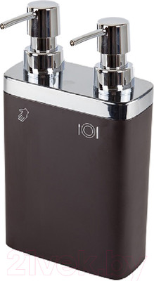 Дозатор моющего средства Primanova M-E11-10 (коричневый)