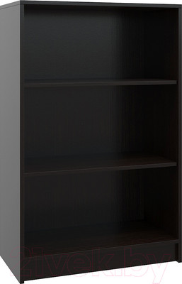 Стеллаж МДК СЛН1 широкий открытый низкий 780x370x1200 (венге)