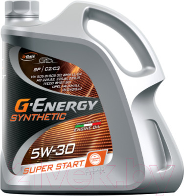 Моторное масло G-Energy Synthetic Super Start 5W30 / 253142401 (5л)