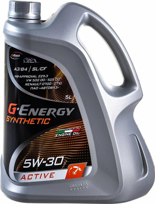 Моторное масло G-Energy Synthetic Active 5W30 / 253142406 (5л)