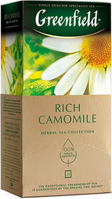 Чайный напиток GREENFIELD Rich Camomile (25пак)