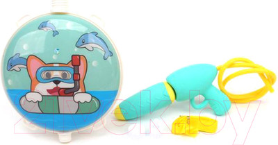 Бластер игрушечный Наша игрушка Водяной-рюкзак Собачка / 210-4