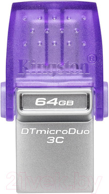 USB flash накопитель Kingston Data Traveler MicroDuo 64Gb (DTDUO3CG3/64GB)