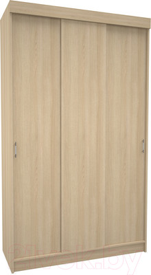 Шкаф-купе МДК СК1 3-х створчатый 2020x1300x520 (дуб млечный)