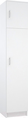 Шкаф-пенал МДК ПРСЗ закрытый 2020x400x400 (белый)