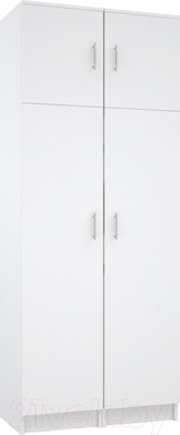 Шкаф МДК ПРШ1 2-х створчатый 2020x800x400 (белый)