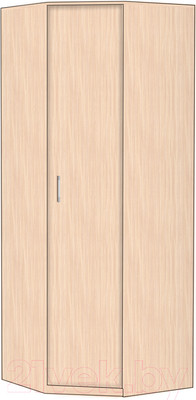 Шкаф МДК ГШУ угловой 2120x720x720 (дуб млечный)