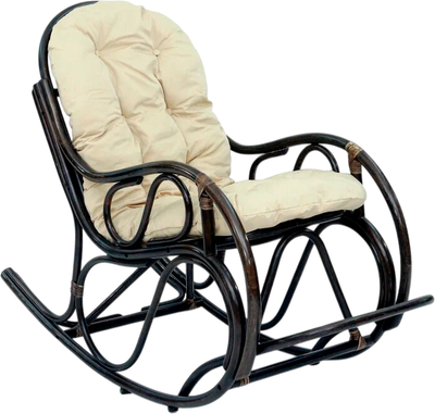 Кресло-качалка Garden Story Маргонда / CV-MB17 (бежевый/коричневый)