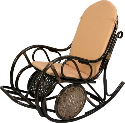 Кресло-качалка Garden Story Маргонда Сантьяго / CV-SB10 (бежевый/коричневый)