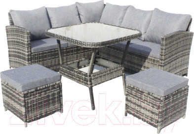 Комплект садовой мебели Garden Story Аруба / SFS096 (серый)