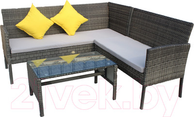 Комплект садовой мебели Garden Story Рикардо / SFS076 (серый)