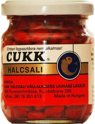 Насадка рыболовная CUKK Кукуруза сладкая Клубника / 4852 (220мл, красный)