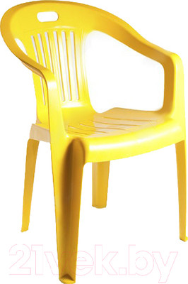 Стул пластиковый Стандарт Пластик Групп Комфорт-1 (желтый)
