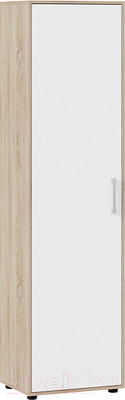 Шкаф-пенал ТриЯ Витра тип 1 (дуб сонома/белый ясень)