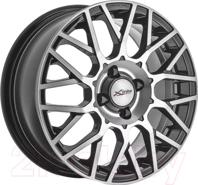 Литой диск X'trike X-132 15x6" 5x100мм DIA 57.1мм ET 38мм BKFP