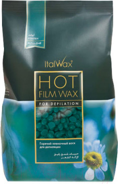 Воск для депиляции ItalWax Азуленовый в гранулах (1кг)