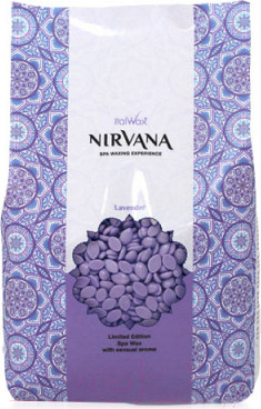 Воск для депиляции ItalWax Nirvana Лаванда горячий пленочный (1кг)