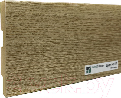 Плинтус WellMaker МДФ НМ-1780 80x16 (2.8м, рустикаль 12)