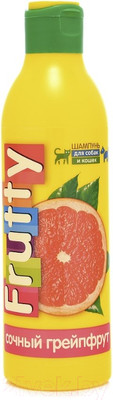 Шампунь для животных Агроветзащита Frutty Сочный грейпфрут для собак и кошек / AB1545 (250мл)