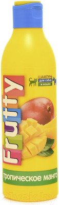 Шампунь для животных Агроветзащита Frutty Тропическое манго для собак и кошек / AB1550 (250мл)