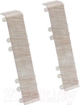 Соединитель для плинтуса Cezar Hi Line Prestige М142 Ясень Балтимор Матовый (2шт, флоупак)