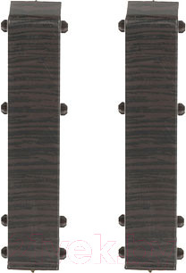 Соединитель для плинтуса Cezar Hi Line Prestige М200 Венге темный Матовый (2шт, флоупак)