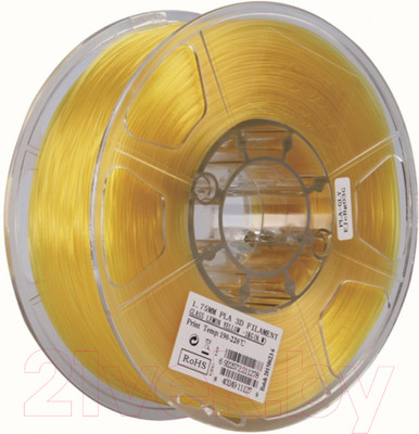 Пластик для 3D-печати eSUN PLA / т0025888 (1.75мм, 1кг, Transparent, Glass Lemon)