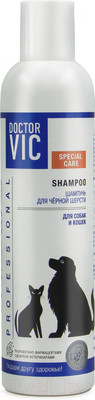 Шампунь для животных Doctor VIC Для черной шерсти собак и кошек (250мл)