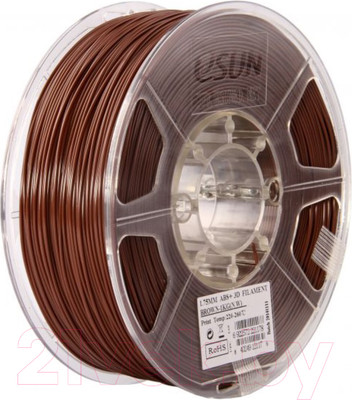 Пластик для 3D-печати eSUN ABS + / т0029669 (1.75мм, 1кг, коричневый)