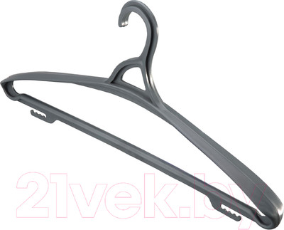 Пластиковая вешалка-плечики Бытпласт 431202213 (черный)
