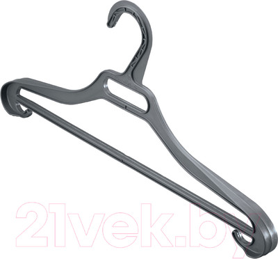 Пластиковая вешалка-плечики Бытпласт 431209413 (черный)