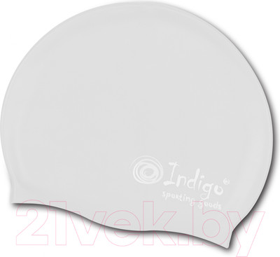 Шапочка для плавания Indigo Sport 109 SC (белый)
