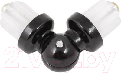 Эркерный соединитель для карниза АС ФОРОС D19 Черный металлический / 4812634014614