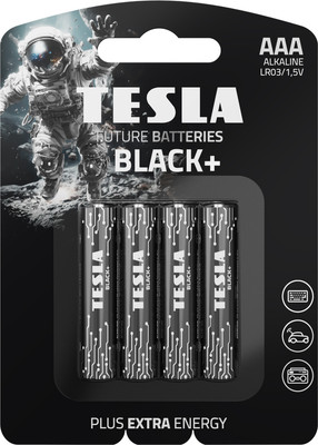 Комплект батареек Tesla Batteries Black+ AAA LR03 1.5V / 1099137268 (4шт)