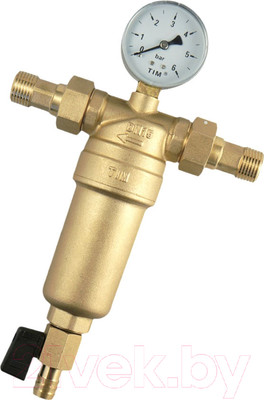 Магистральный фильтр Tim JH-1001 1/2 (с манометром)