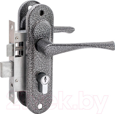 Замок врезной Зенит ЗВ4-50.01 (серебристый)