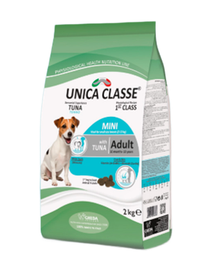 Сухой корм для собак Unica Classe для взрослых собак мелких пород тунец (2кг)