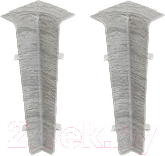 Уголок для плинтуса Cezar Hi Line Prestige М078 Дуб Серый светлый Матовый (2шт, внутренний, флоупак)