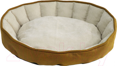 Лежанка для животных Кот и Пёс Амели №2 / Л5546М-Х (горчичный)