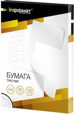 Бумага inФормат OP408096-100 (80г/м2, 100л)