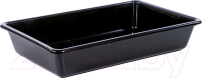 Лоток Полесье №9 410x270x77мм прямоугольный / 73440 (5.5л, черный)