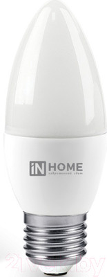 Лампа INhome LED-Свеча-VC 8Вт 230В Е27 6500К 760Лм / 4690612024820