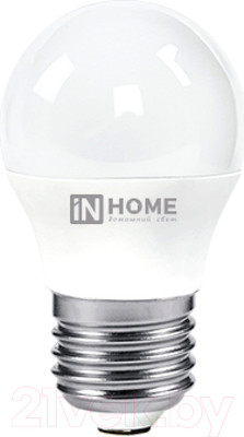 Лампа INhome LED-Шар-VC 8Вт 230В Е27 6500К 760Лм / 4690612024905
