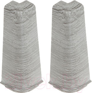 Уголок для плинтуса Cezar Hi Line Prestige М078 Дуб Серый светлый Матовый (2шт, наружный, флоупак)