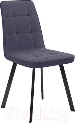 Стул DikLine 207 (B28 антрацит/ножки черные)