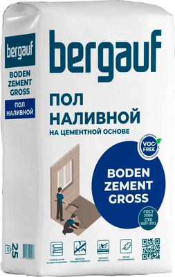 Самонивелирующаяся смесь Bergauf Boden Zement Gross (25кг)