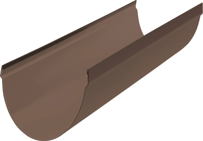 Желоб Альта-профиль Стандарт ПВХ У (3м, коричнево-белый)