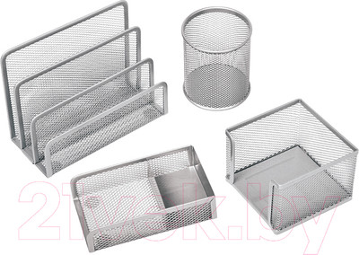 Настольный набор Berlingo Steel&Style / BMs_41401 (4 предмета, серебристый)