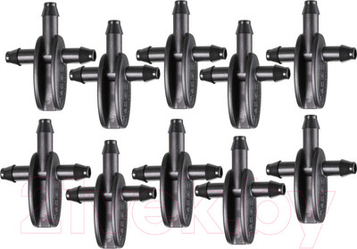 Соединитель для шланга Claber 1/4" / 91141 (10шт)