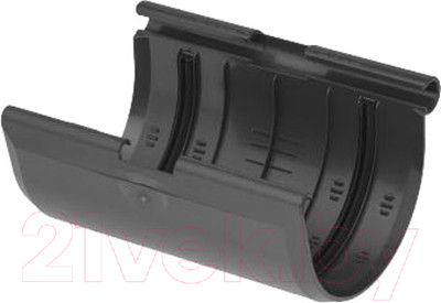 Соединитель желобов Альта-профиль ПВХ (графит)